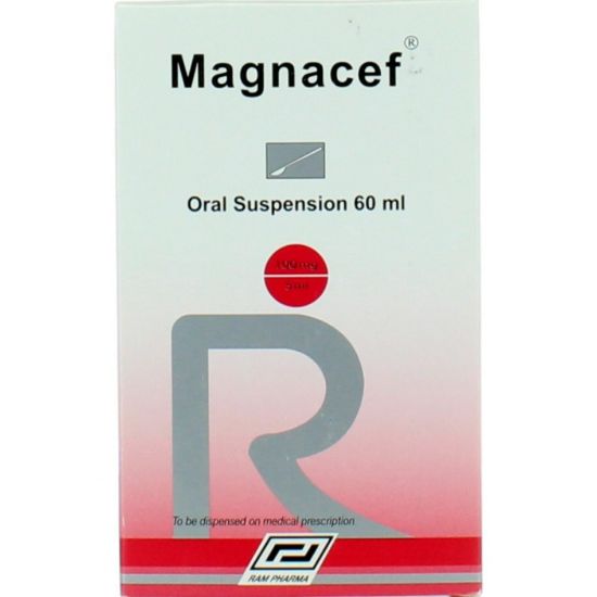 Picture of MAGNACEF 100 MG SUSP 60 ML