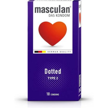 صورة مسكولان رقم 2 محبب للاثارة 10 حبة - MASCULAN