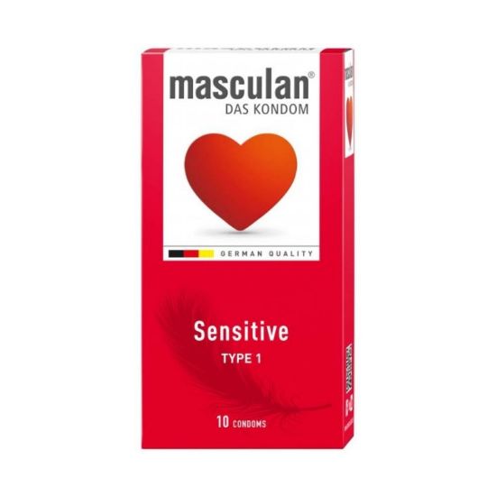 Picture of MASCULAN CONDOMS SENSITIVE 10 PCS