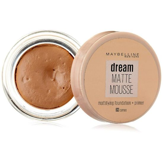 Picture of MAYBELLINE DREAM MATTE MOUSSE SPF 15 FOUNDATION 20 CAMEO 18