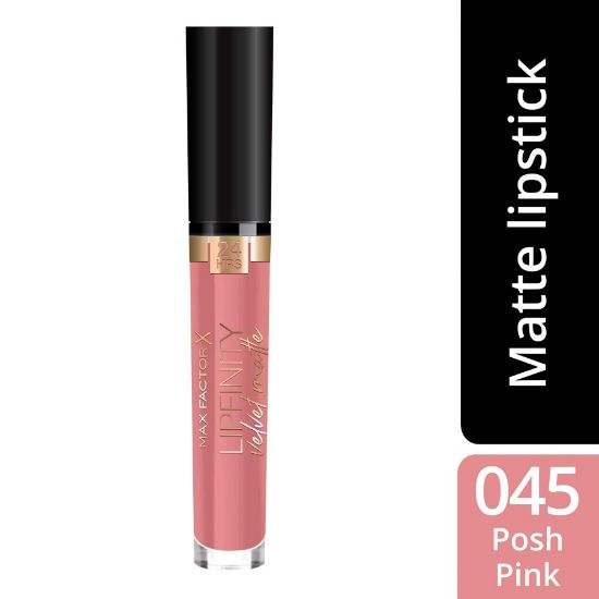 Picture of MF LIPFINITY VELVET MATTE - 045 POSH PINK9858