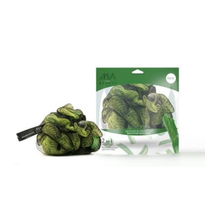 Picture of MIA BATH POUF WITH ALOVERA SOAP 120 GM