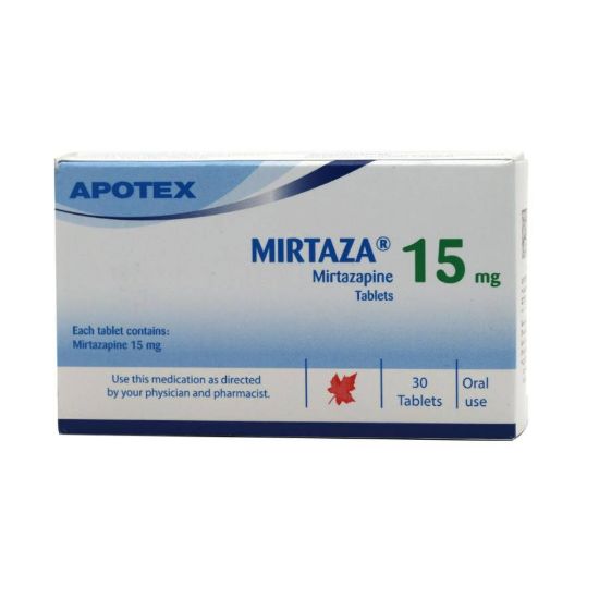 Picture of MIRTAZA   15  MG  #  30  TAB