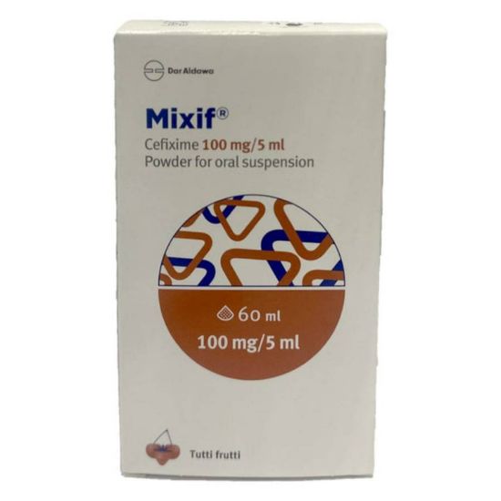 Picture of MIXIF 100 MG/5ML SUSP 60 ML