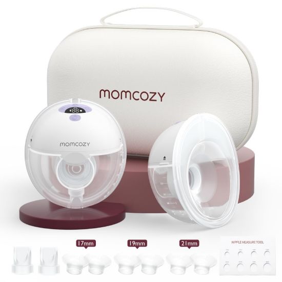 Picture of MOMCOZY M5 HANDS FREE ELECTRIC BREAST PUMP PORTABLE 2 PACK