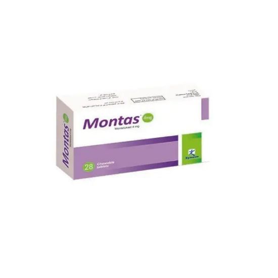 Picture of MONTAS 4 MG CHEWABLE 28TAB WS