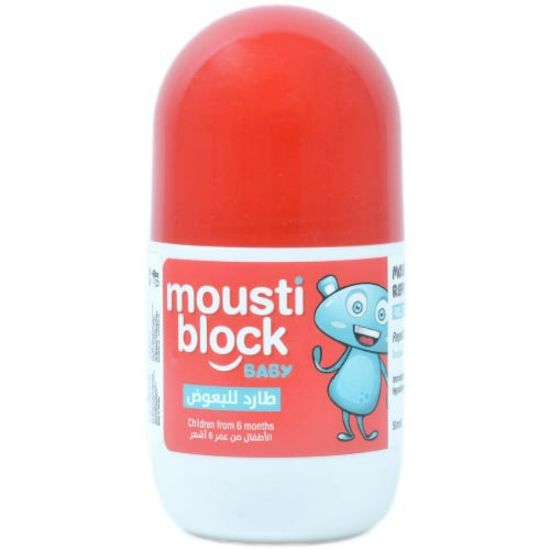 Picture of MOUSTI BLOCK BABY ROLL ON  50 GM  0150