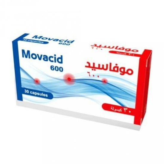 Picture of MOVACID 600  30 CAPS