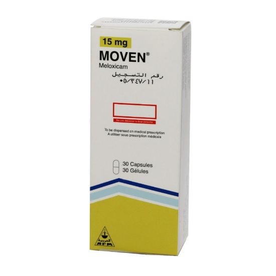 Picture of MOVEN 15 MG 30 CAP#
