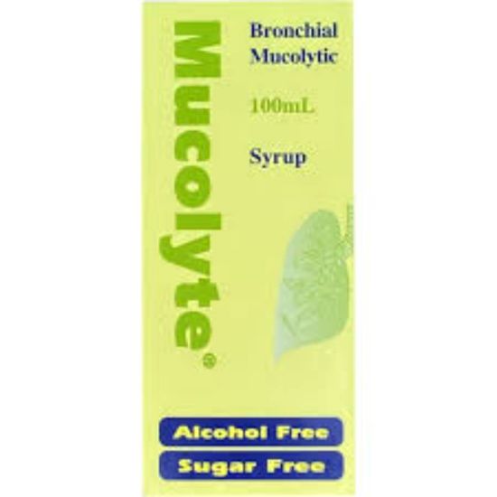 Picture of MUCOLYTE SUGER FREE SYP 100ML WS