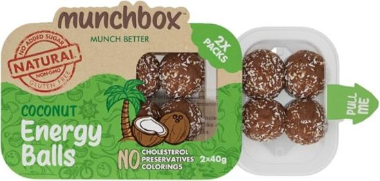 Picture of MUNCHBOX ENERGY BALLS  COCONUT 80GM