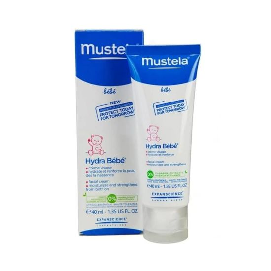 Picture of MUSTELA  BEBE-HYDRA BÉBÉ FACIAL CREAM WITH COLD CREAM 40 ML