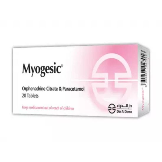 Picture of MYOGESIC TABS 20 TAB NN