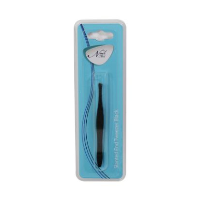 Picture of NAIL MATE TWEEZER SLANTED BLACK 10332