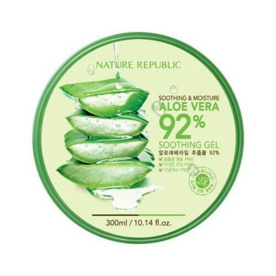 Picture of NATURE REPUBLIC ALOE VERA 92% SOOTHING GEL 300ML