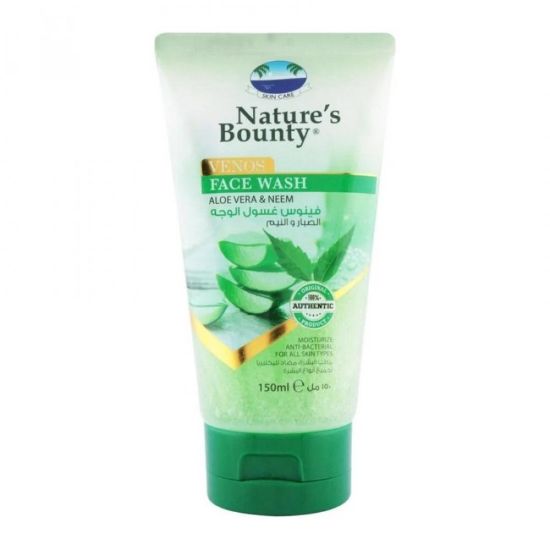 Picture of NATURE'S BOUNTY VENUS ALOE VERA AND NEEM FACIAL WASH - 150 M