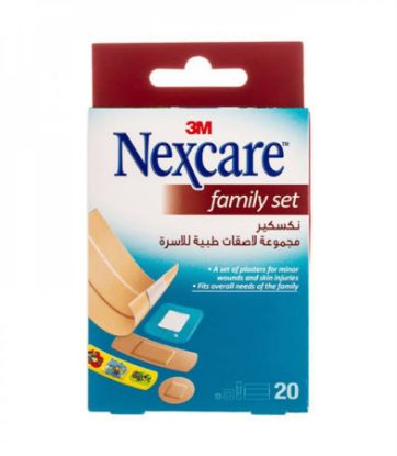 Picture of NEXCARE 3M FAMILY SET BANDAGES – ASSORTED SIZE – 20 PCS (???