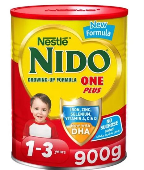 Picture of NIDO ONE PLUS STG 3 MILK 900 G X 12 - 3255 (LITTLE KIDS)