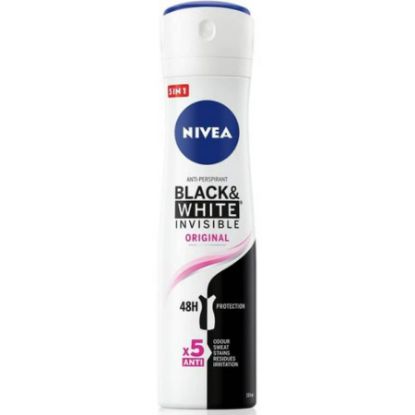Picture of NIVEA DEO SPRAY INVISIBLE BLACK&WHITE CLEAN 150 ML 1638
