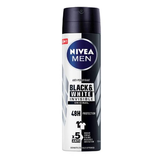 Picture of NIVEA DEO SPRAY MEN INVISIBLE BLACK&WHITE POWER 200 ML 82242