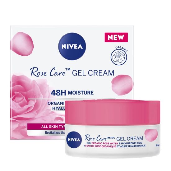 Picture of NIVEA ROSE CARE MOIST GEL CREAM 50 ML 70901-653