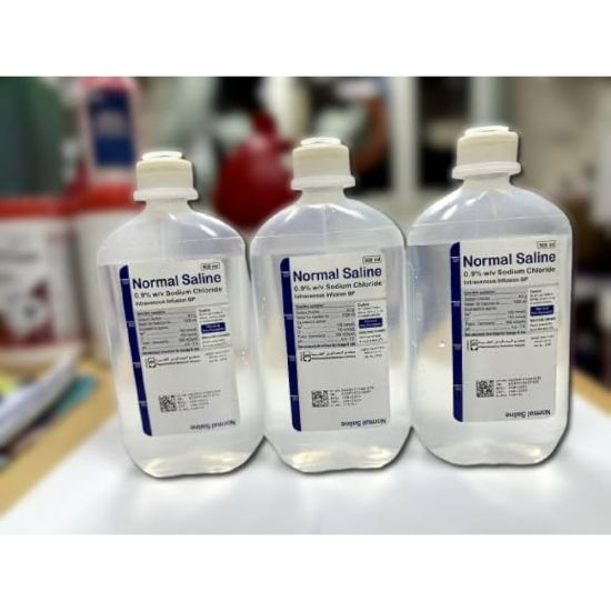 صورة محلول ملح للحقن الوريدي 0.9%500مل