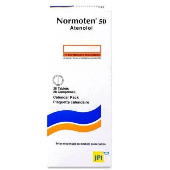 Picture of NORMOTEN 50 MG 28 TAB