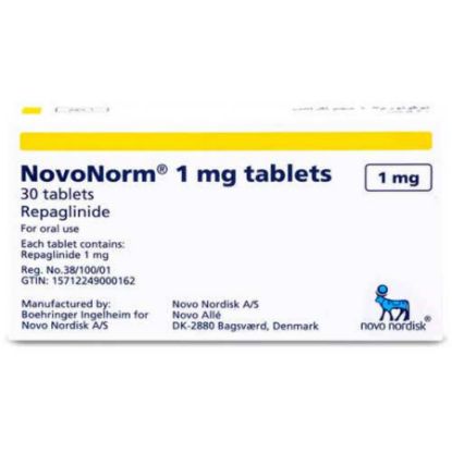 Picture of NOVONORM 1 MG 30 TAB