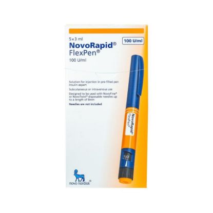 Picture of NOVORAPID FLEXPEN 100 U ML 5 X 3 ML