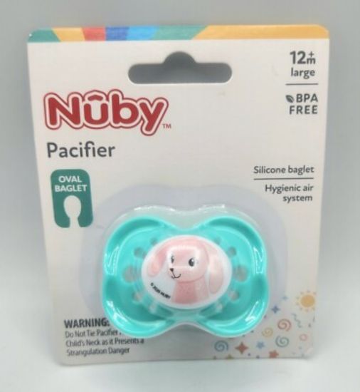 Picture of NUBY PACIFIER CLASSIC OVAL 12M 4707/ 5720