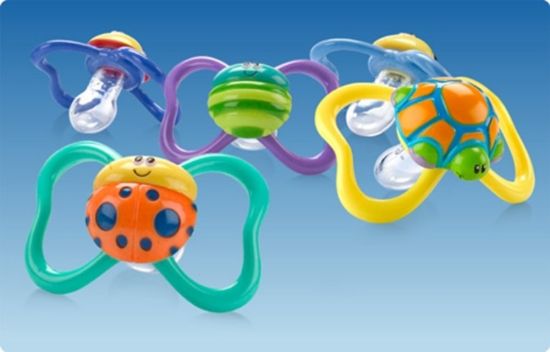 Picture of NUBY PACIFIER PALS BUTTERFLY 5978/5807