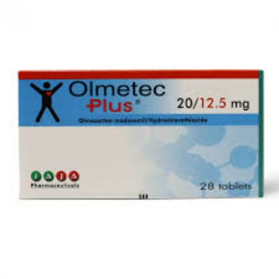Picture of OLMETEC PLUS 20 MG/12.5 MG 28 TAB