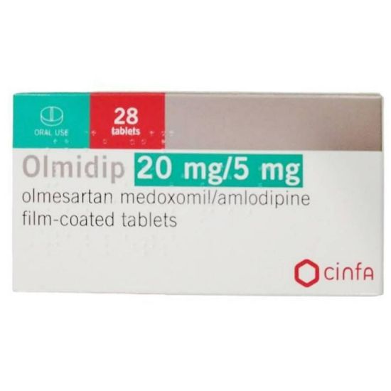 Picture of OLMIDIP 20/5 MG F.C. 28TAB