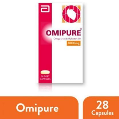 Picture of OMIPURE OMEGA 3 1000 MG 28 CAPSULES