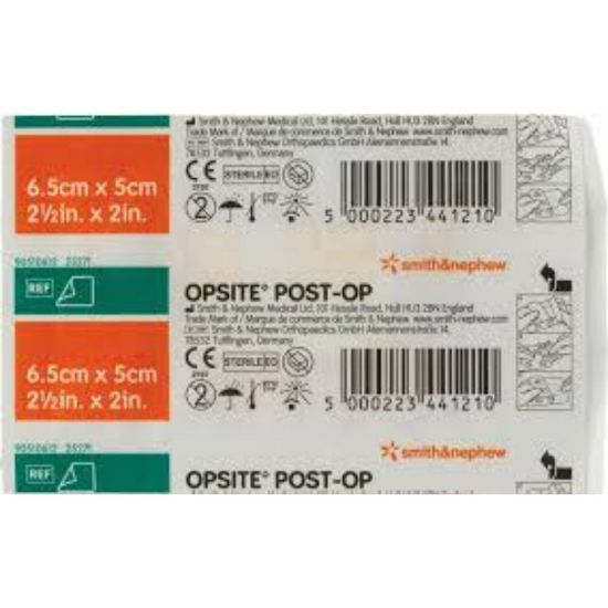Picture of OPSITE POST-OP 6.5CM × 5CM X 100 PCS - 1227