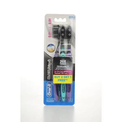 Picture of ORAL B BLACK ULTRATHIN SENSITIVE T.B 2+1 34270-8506