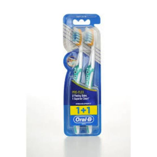 Picture of ORAL B PRO EXPERT FLEX SOFT T.B 1+1 FREE OFFER 34257-0866