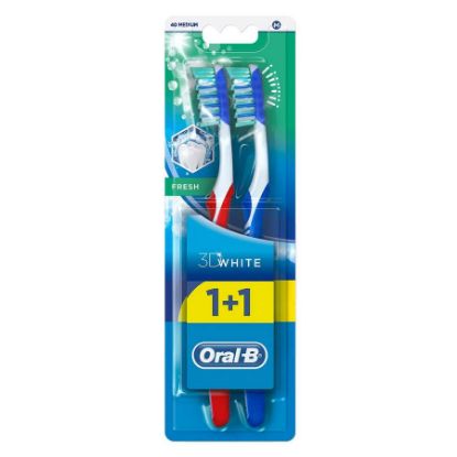 Picture of ORAL B 3D FRESH 40 MEDIUM T.B 1 + 1 FREE 34741-2709