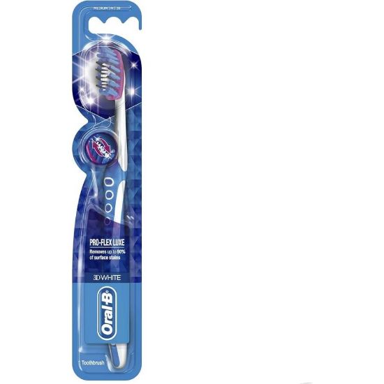 Picture of ORAL B 3D WHITE LUXE T.B POWER PRO FLEX MEDIUM 34245-10317