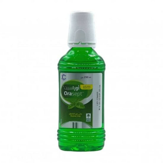 Picture of ORASEPT MOUTH WASH ALCOHOL FREE PVT 250 ML