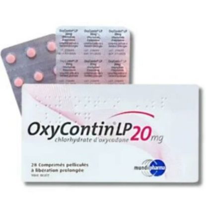 Picture of OXYCONTIN 20 MG CONTROLLED RELEASE 20TABLET