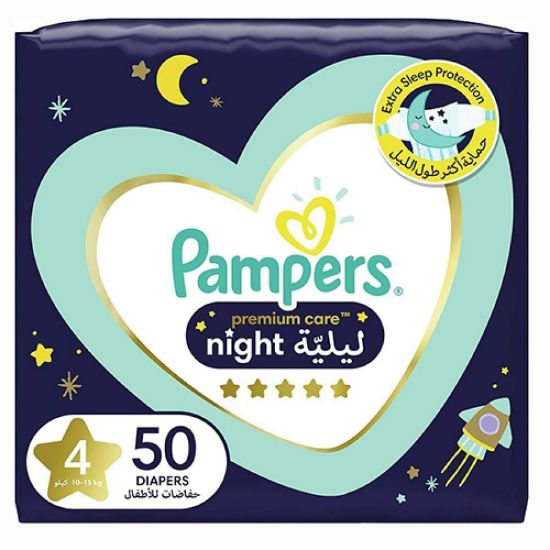 Picture of PAMPERS PREMIUM CARE NIGHT 4 - 2 X 50-11516002-8051