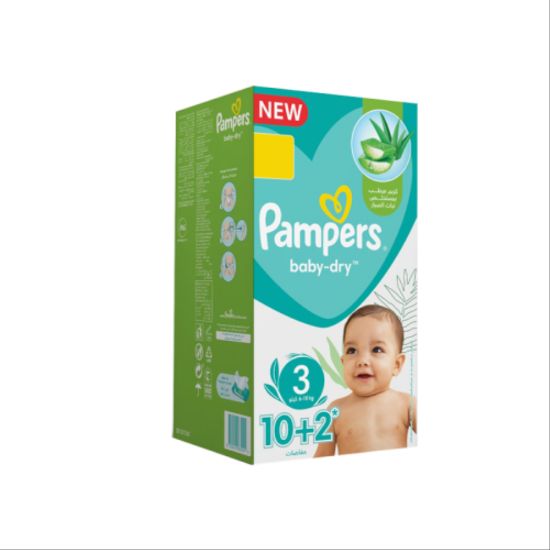 Picture of PAMPERS SIZE 3 (8X12 SUPER BOX)