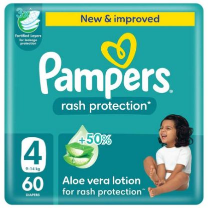 Picture of PAMPERS SIZE 4 BAG (2X60 JUNIOR PACK)