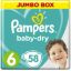 Picture of PAMPERS SIZE 6 XXL JUMBO BOX 58 PIECES