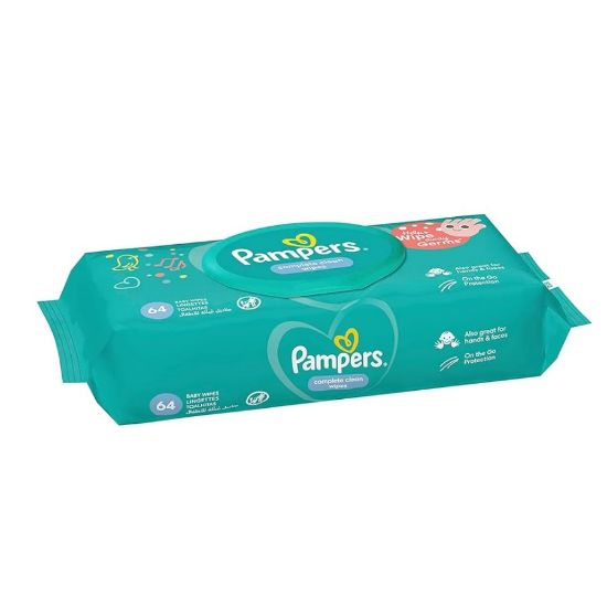 Picture of PAMPERS WIPES COMPLETE CLEAN 2 X (4+2) X 64 - 3601 - 4031
