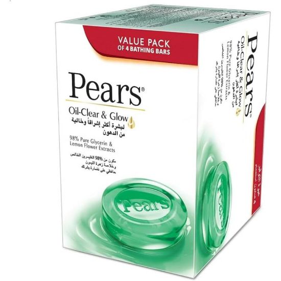 Picture of PEARS SOAP BAR OIL CLEAR & GLOW 6 X 125 G 5176