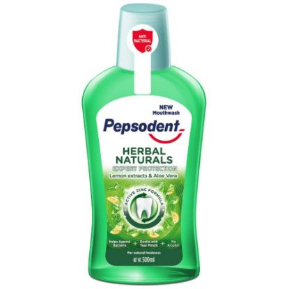 Picture of PEPSODENT HERBAL MOUTH WASH  500 ML (???? ??)