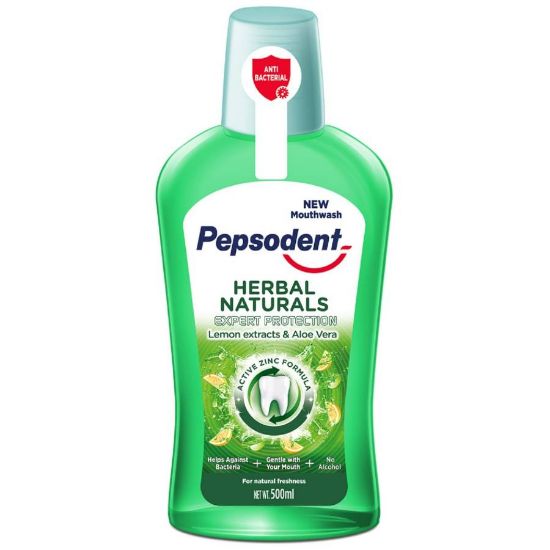 Picture of PEPSODENT HERBAL MOUTH WASH  500 ML (???? ??)