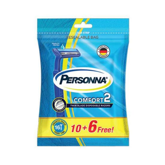 Picture of PERSONA COMFORT 2 MEN'S RAZOR BLADES 10+6 PIECES